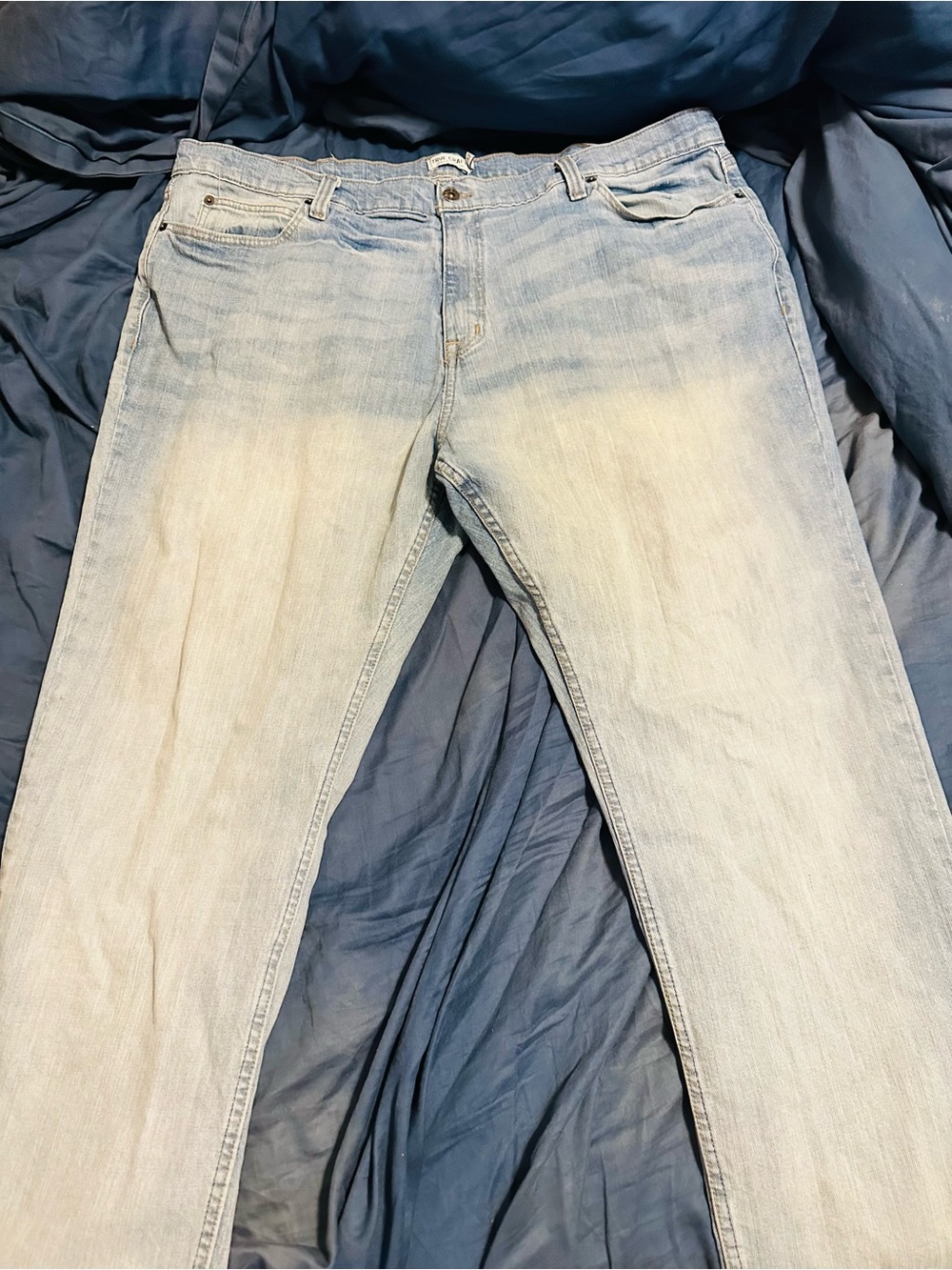 True Craft Light Wash Blue Men's Jeans